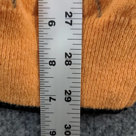 Ping Collection Men's Knit Sweater Orange M Argyle Diamond V-Neck - Picture 11 of 12